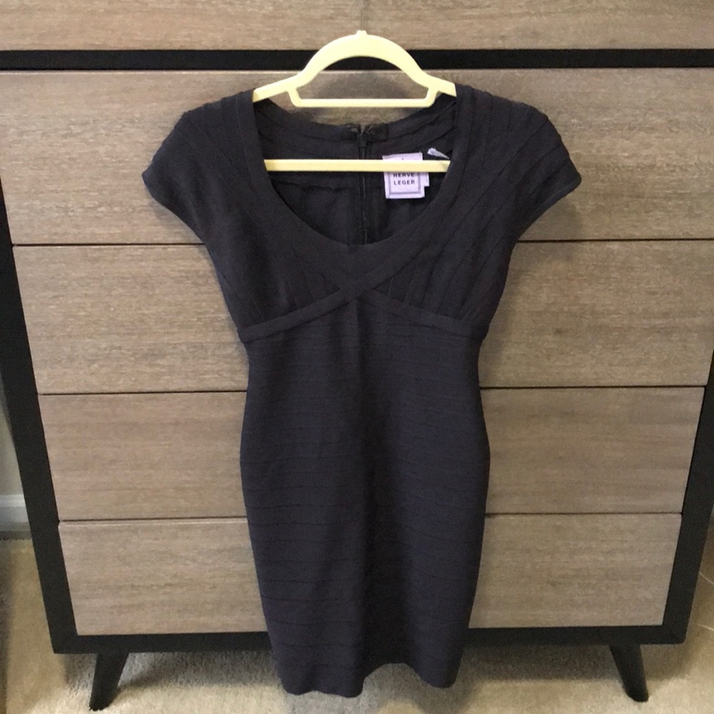 Herve Ledger Bandage Dress